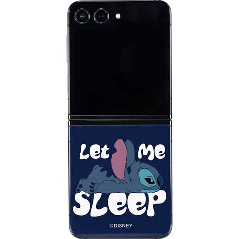 Disney Lilo and Stitch Let Me Sleep Galaxy Z Flip5 5G Skin